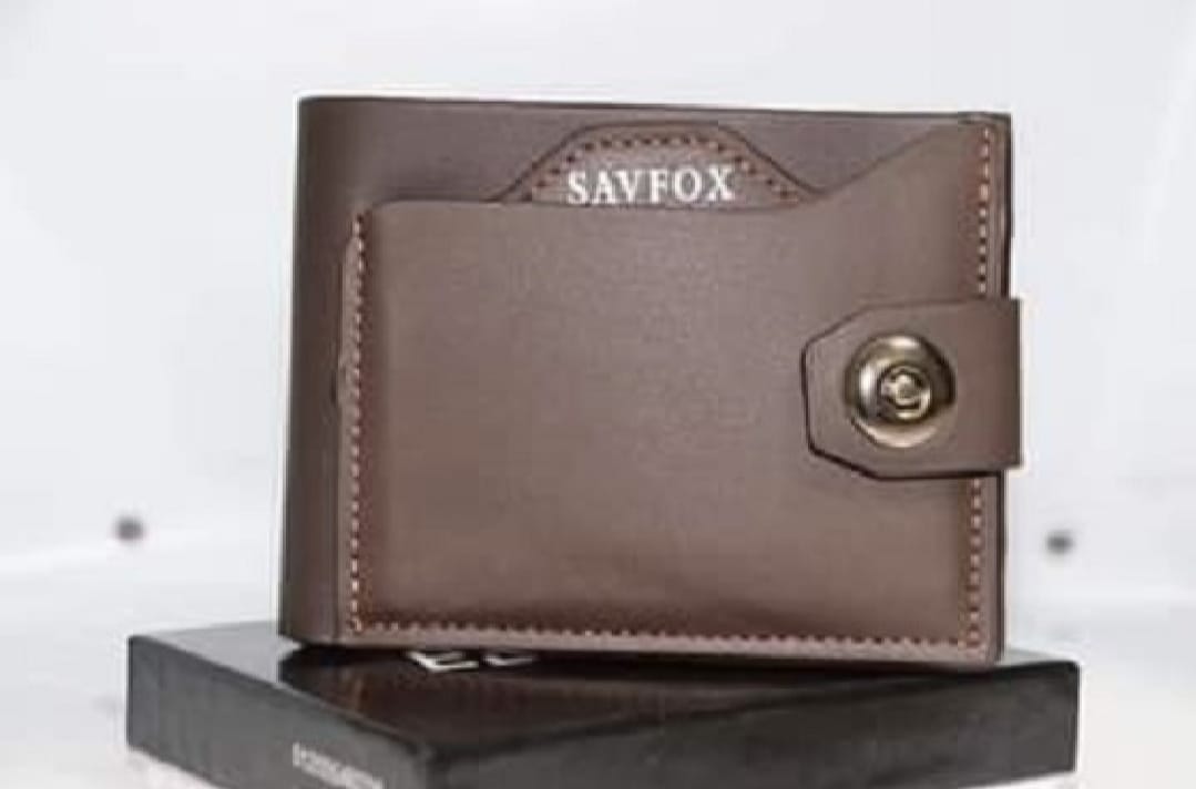 “Savfox PU Leather Card Holder Wallet for Men – Slim, Stylish & Durable Design with Multiple Card Slots”