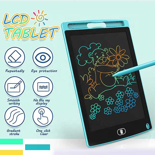 “6.5” LCD Writing Tablet for Kids – Reusable Digital Drawing Pad with Stylus for Notes & Fun”