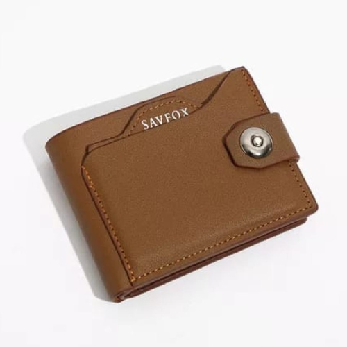 “Savfox PU Leather Card Holder Wallet for Men – Slim, Stylish & Durable Design with Multiple Card Slots”