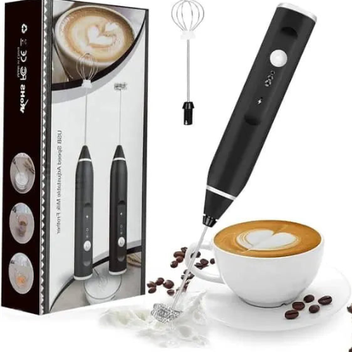 “Rechargeable Coffee & Egg Beater – Portable Hand Mixer for Milk Froth, Cake & Eggs, Electric”