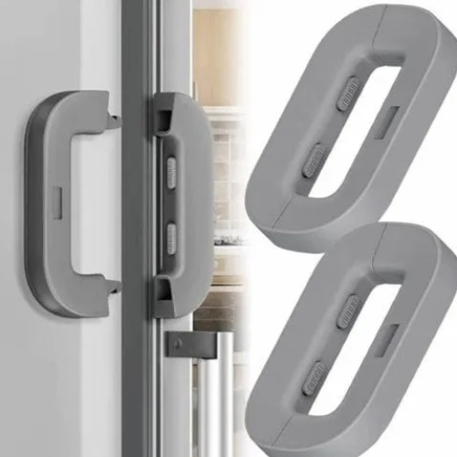 “High-Quality Fridge Lock – Baby Safety, Self-Adhesive, Double-Press Unlock, Home Kitchen”