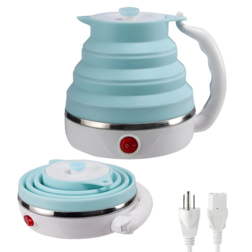 “Mini Folding Electric Kettle – Portable Collapsible Travel Kettle for Tea, Coffee & Hot Water”