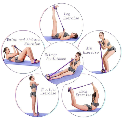 “Resistance Training Bands – Tummy Trimmer, Fat Burner, Body & Arm Workout, Home Gym”